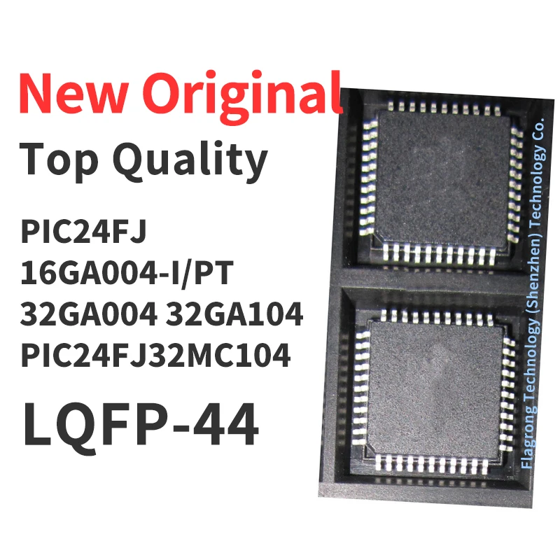 

1 Piece PIC24FJ16GA004 PIC24FJ32GA004 PIC24FJ32GA104 PIC24FJ32MC104 -I/PT TQFP-44 QFP Chip IC New Original