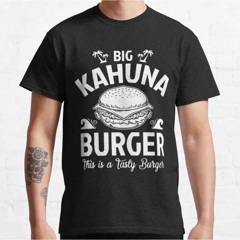 

Burger Beautiful Pulp Fiction Say What One More Time Gift For Fans Lovers Film Best Action Gift T-shirt large size Adult Tops