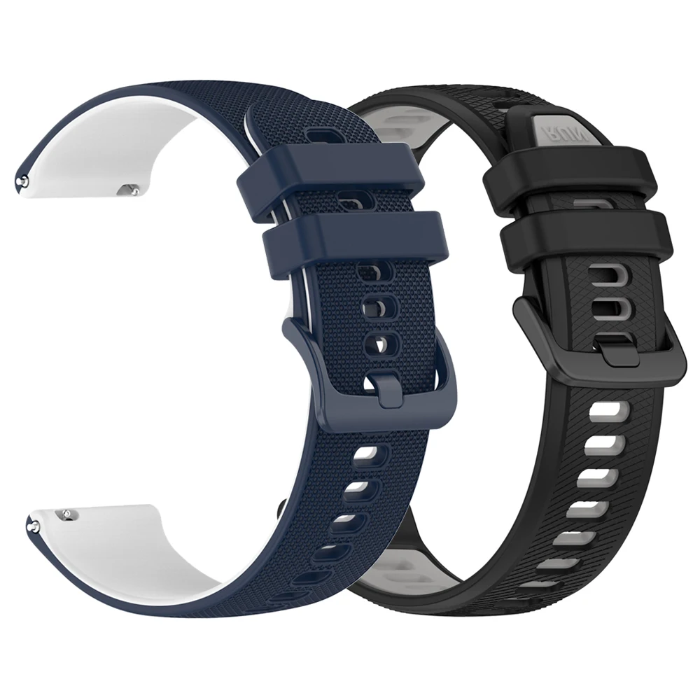 20mm 22mm pulseira de relógio de silicone para ticwatch pro 3 ultra gps lte gtx 2020 2021 esportes smartwatch pulseira substituição cinto