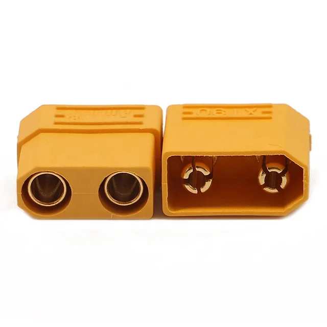 10PCS Amass XT90PB Connector 4.5mm Male Female Banana Plug XT90 PCB Vertical Welding Connector For RC Helicopter DIY Spare Part