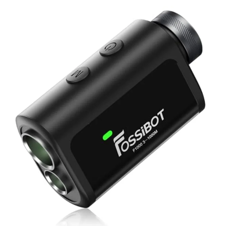 

Лазерный дальномер для гольфа 6.5X 1000/1093 ярдов с вибрацией и измерением скорости, перезаряжаемый, для гольфа и охоты, черный