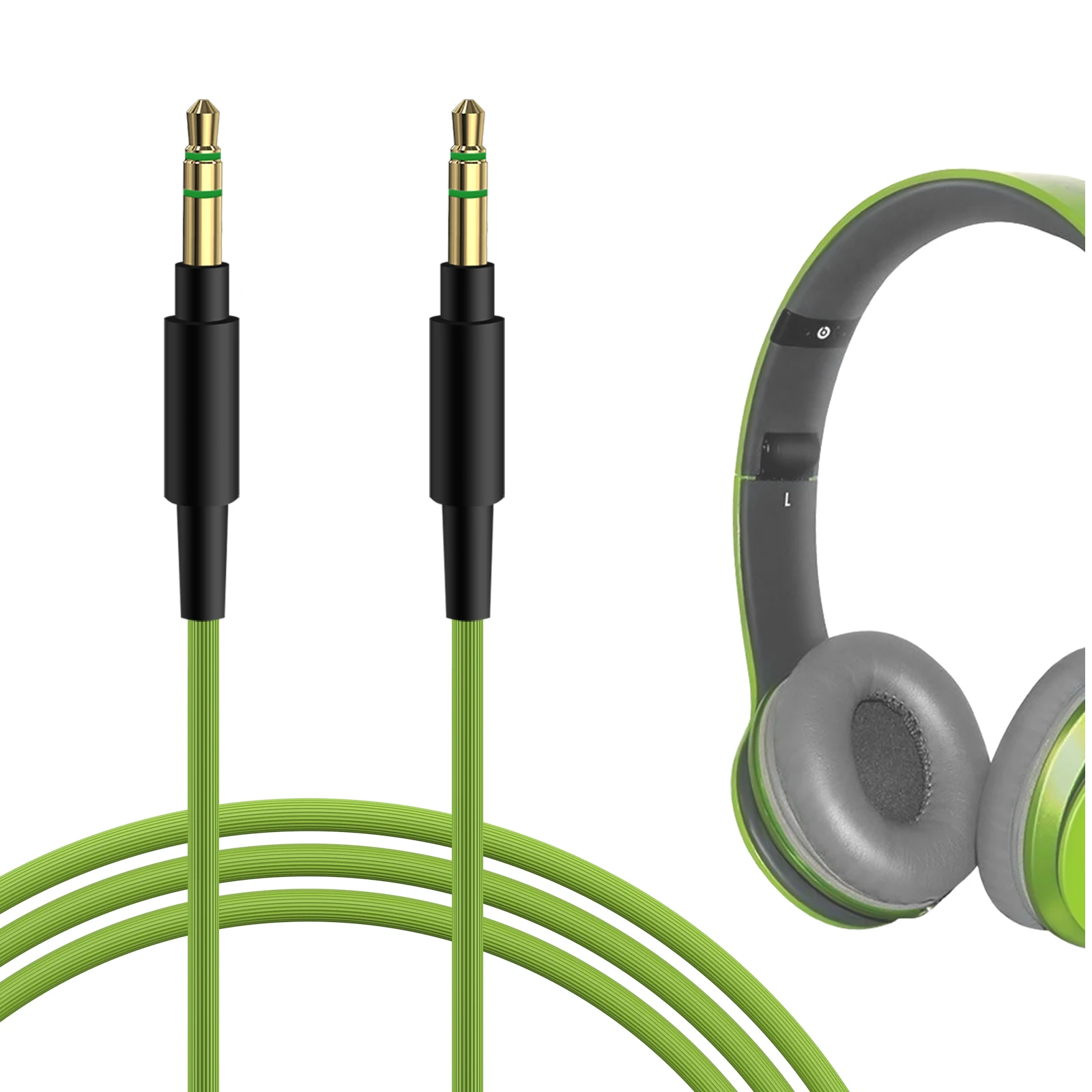 Geekria Audio Cable Compatible with Beats Solo 2, Solo 3, Solo 4, Executive, Mixr, Pro Headphones