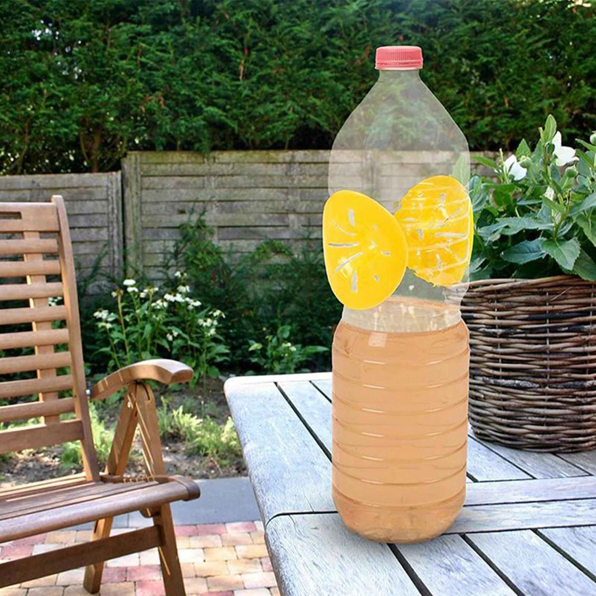 10Pcs Reusable Wasp Trap Insect Funnel Killer Flower Bee Hornet Catcher Plastic Bottle Wasp Traps Garden Pest Control Tool