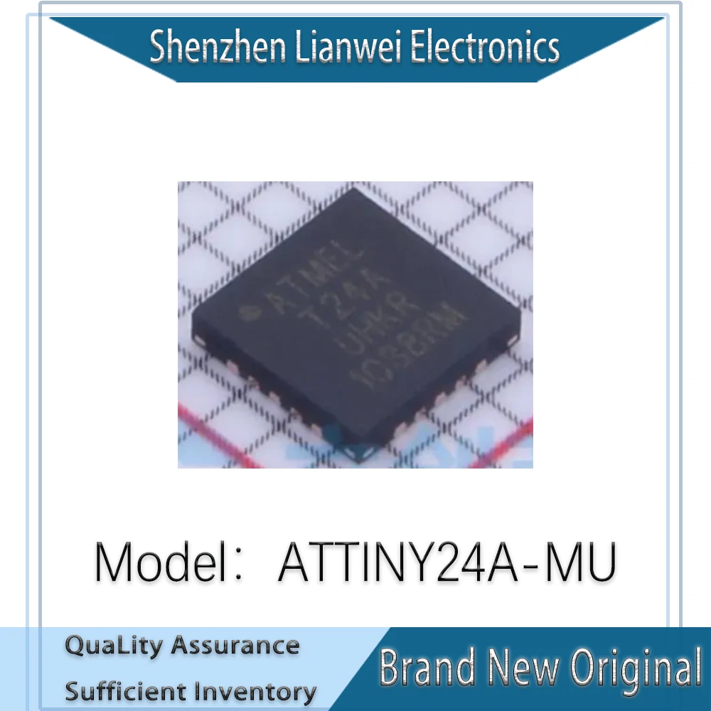 

100% New Original ATTINY24A-MU T24A IC MCU Chipset QFN-20