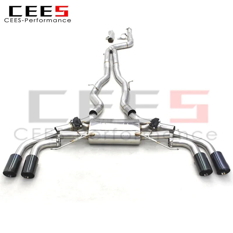 CEES Catback Exhaust Pipe For BMW X3/X4 M40i 3.0T 2016-2023 Racing Stainless Steel Pipes Escape Car Exhaust System