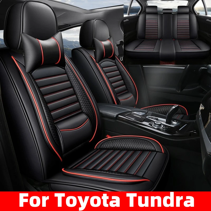 

Чехол на автомобильное сиденье TOYOTA TUNDRA из искусственной кожи, роскошный, мягкий, с поясом, водонепроницаемый, износостойкий, чехол на сиденье