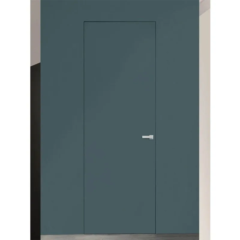 2024 Trendy Design Interior Wood Composite MDF HDF Flush Hidden Door Hidden Hinge Concealed Secret Door