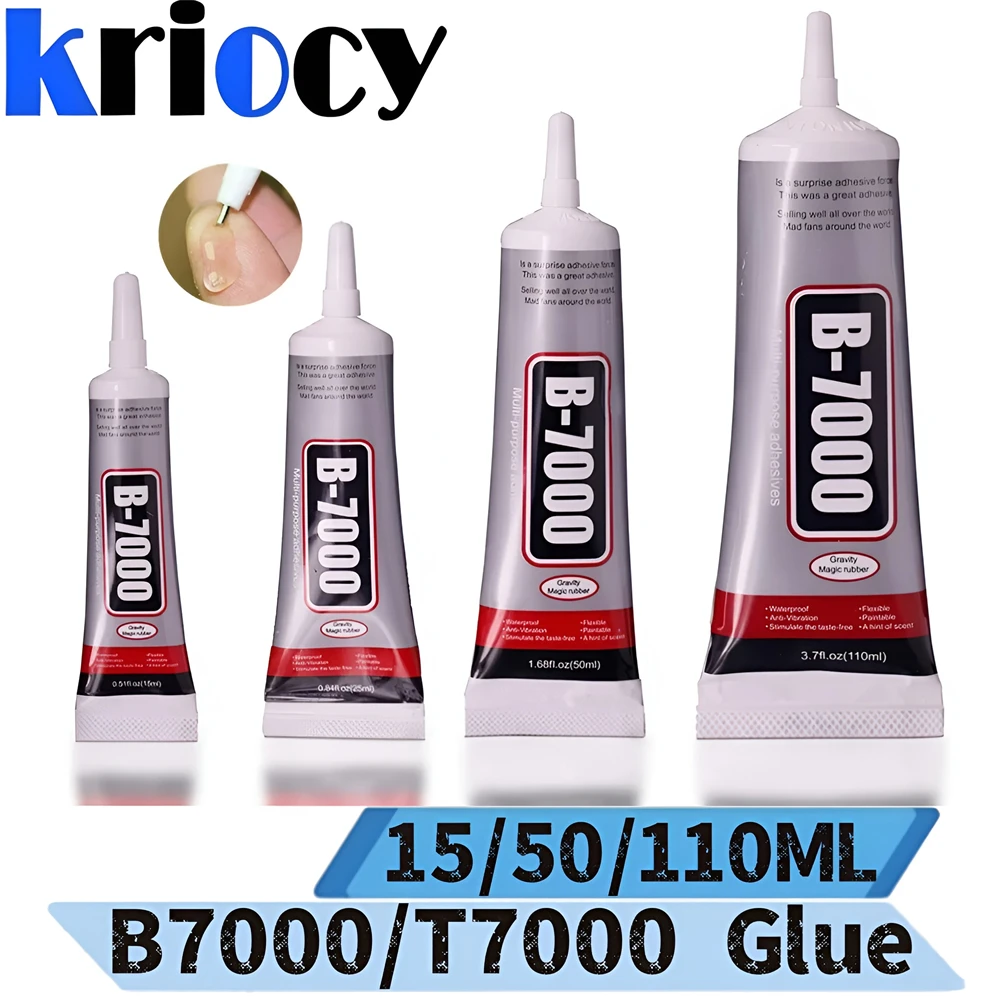 50ml B7000 Glue Mobile Phone Screen Superglue T-7000 Adhesive Telephone Glass Glue Repair Point Diamond Jewelry DIY Glue Tools