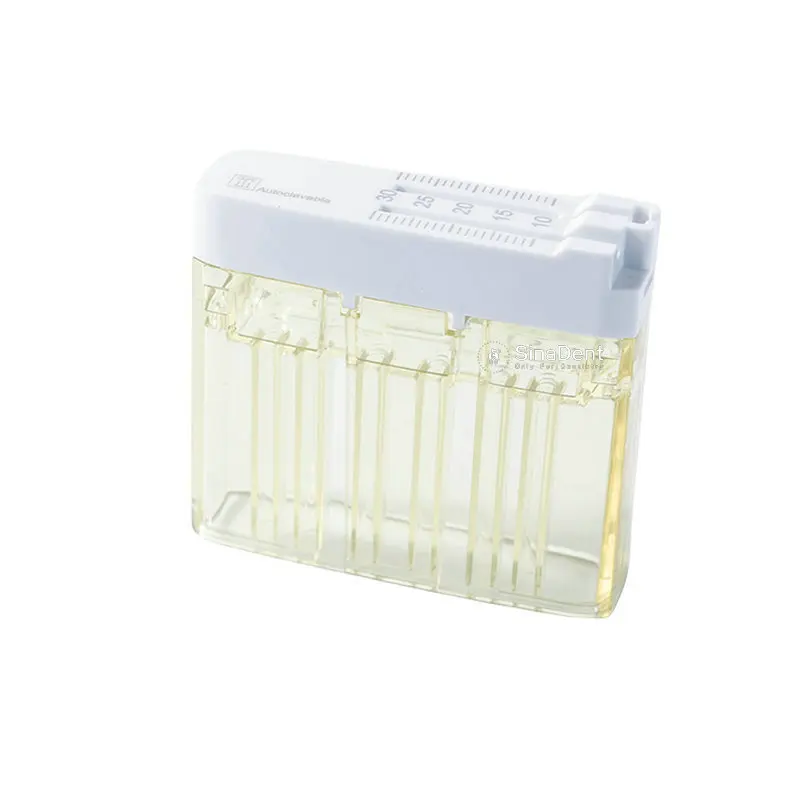 1Pcs Dental Endo Files Box Sterilization Box Without Files Autoclavable Endodontic Measurement Endo File Organizer Endo Tray