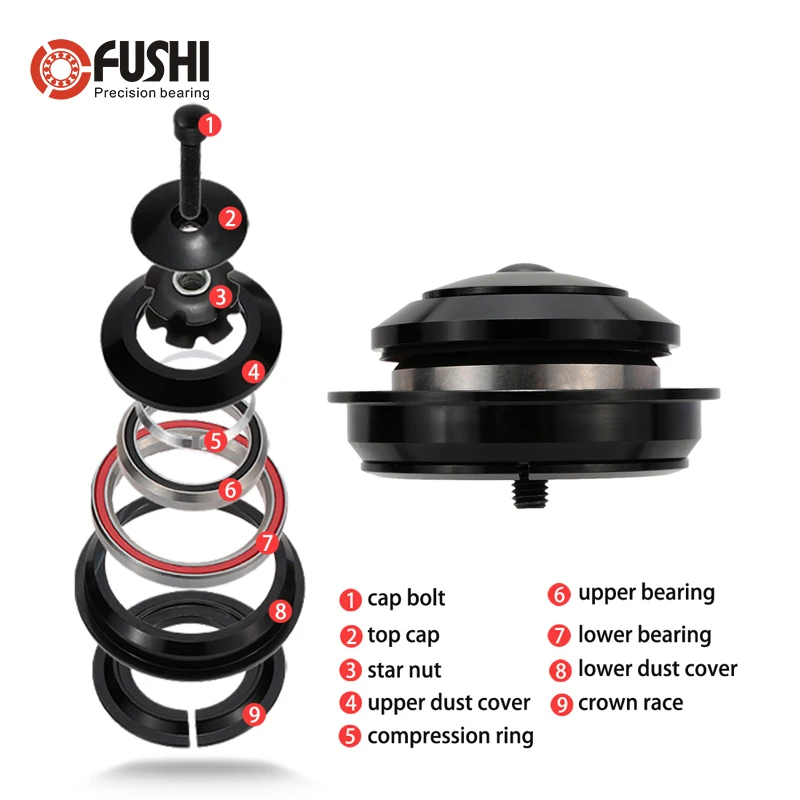 Łożyska sterowe rowerowe MR137 37*46.9*7 mm 45/45 Łożysko kierunkowe rowerowe 2 SZT. ACB Szosowe MTB