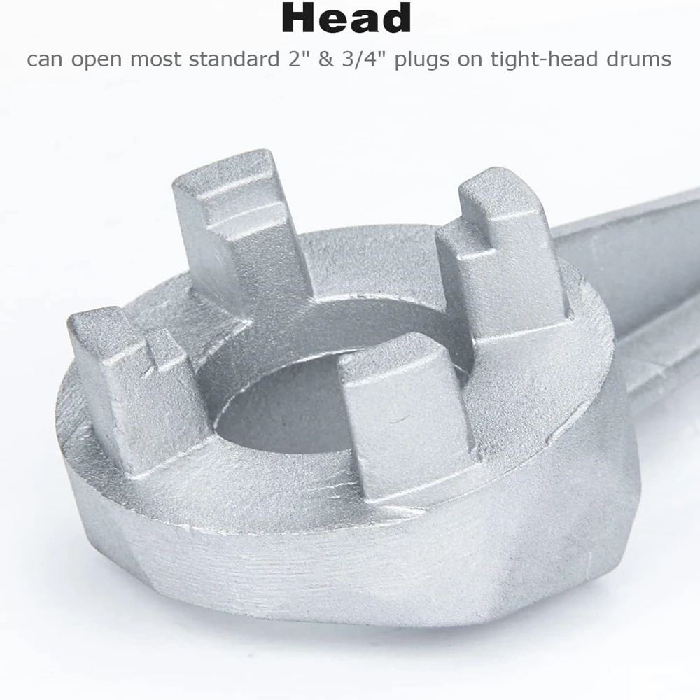 For Opening 10 15 20 30 50 55 Gallon Drum Bung Wrench Aluminum Gallon Drum Wrench Barrel Wrench Drum Opener Tool