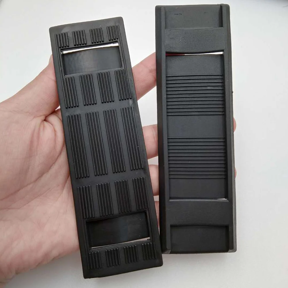 10 Pcs Backpacks Plastic Shoulder Pad Strap Cushion Bag Pads Bags Black for Replacement