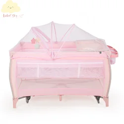 Factory Direct Sale Travel Friendly Baby Portable Bed for 0-4 years old