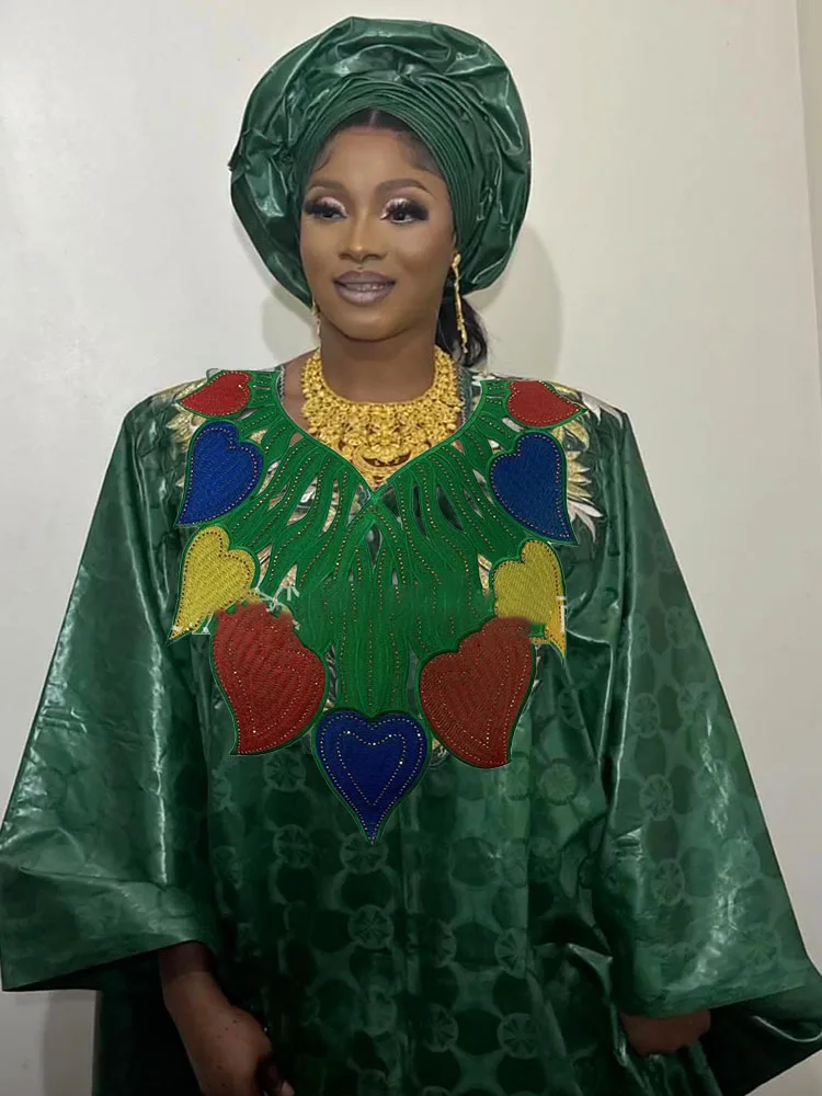 

African Bazan Style Custom New Traditional Clothing Print Elegant Classic Plus Size Fit Four Seasons Formal Gown