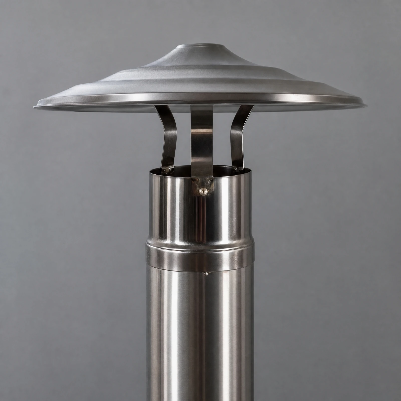 Stainless Steel Chimney Rain Cap Long-Lasting Stainless Steel Flue Rain Cap Weatherproof Outdoor for Heating Installations