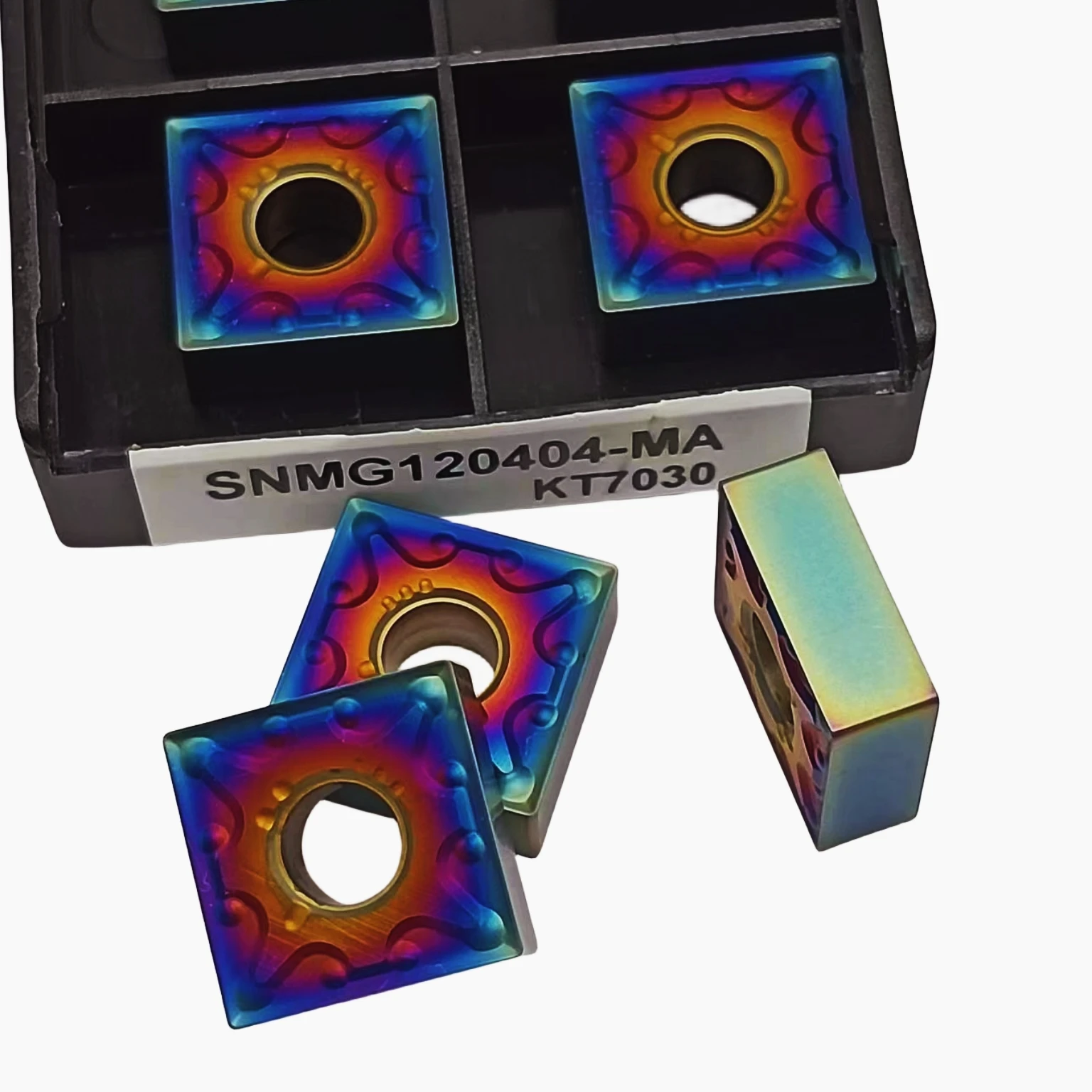 10PCS SNMG120408-MA SNMG120412-MA CNMG120404-MA  Turning Tools CNC Lathe Hardened Steel Inserts External Tool Parts ﻿