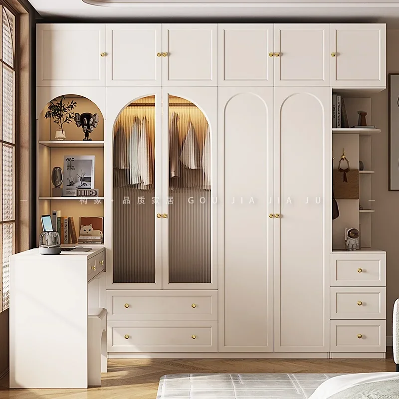 Doors Multilayer Wardrobes Doors Queen Size Open Closets Room Wardrobes Shelves Drawers Roupeiros De Quarto Bedroom Furniture