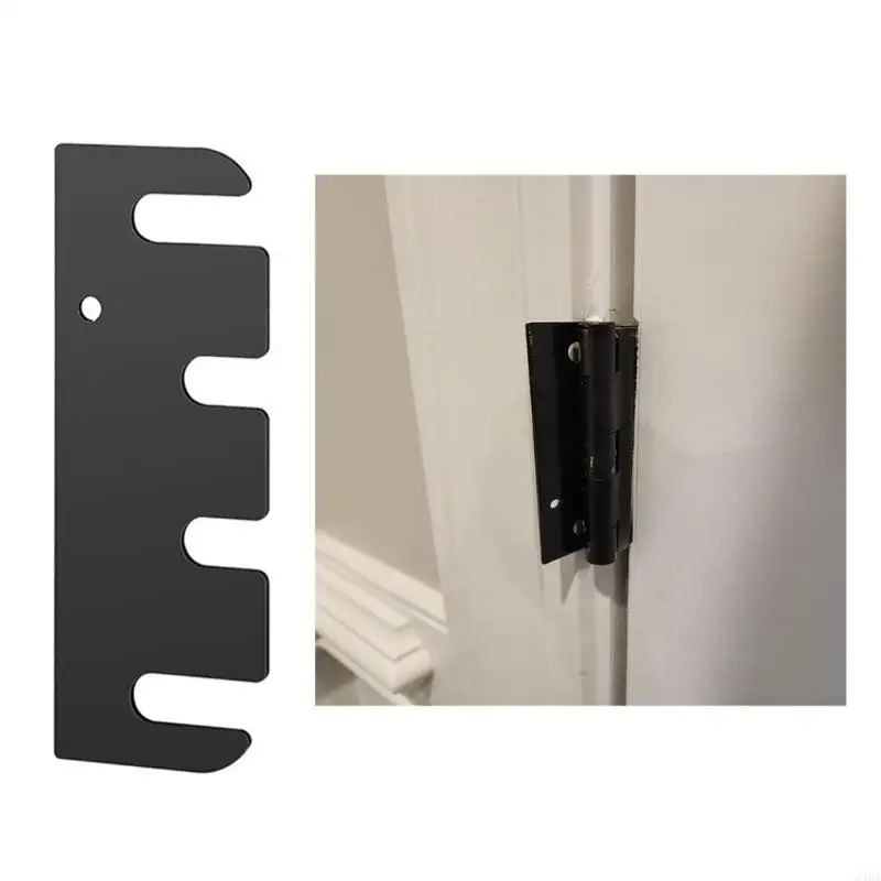 24BA 10Pcs Quick Fix Hinge Shims Easy Alignment Repair Kits NonSlip Hinge Spacer