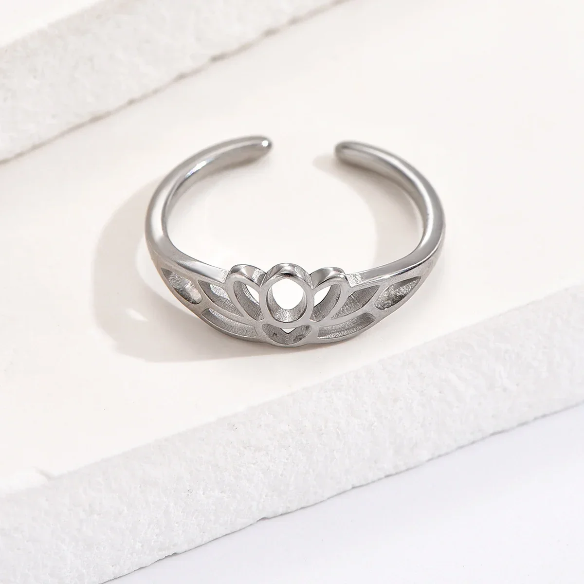 1PC Free Shipping Adjustable Open Size Round Jewelry Stainless Finger Surgical Steel Toes Rings For Women on Foot Women\'s Feet