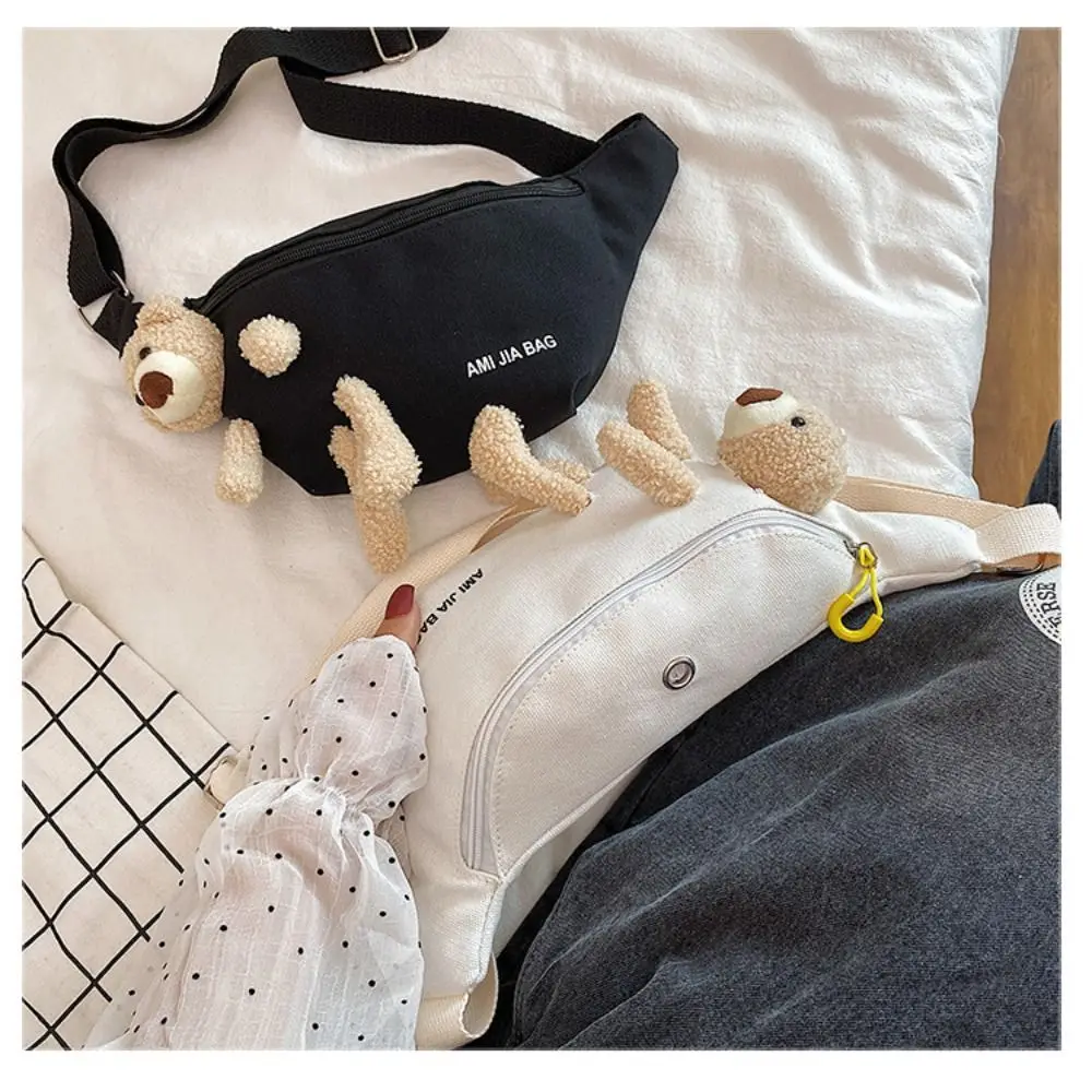 حقيبة خصر قماشية لطيفة للسيدات ، حزمة فاني ، محفظة هيب موزة ، تصميم فاخر