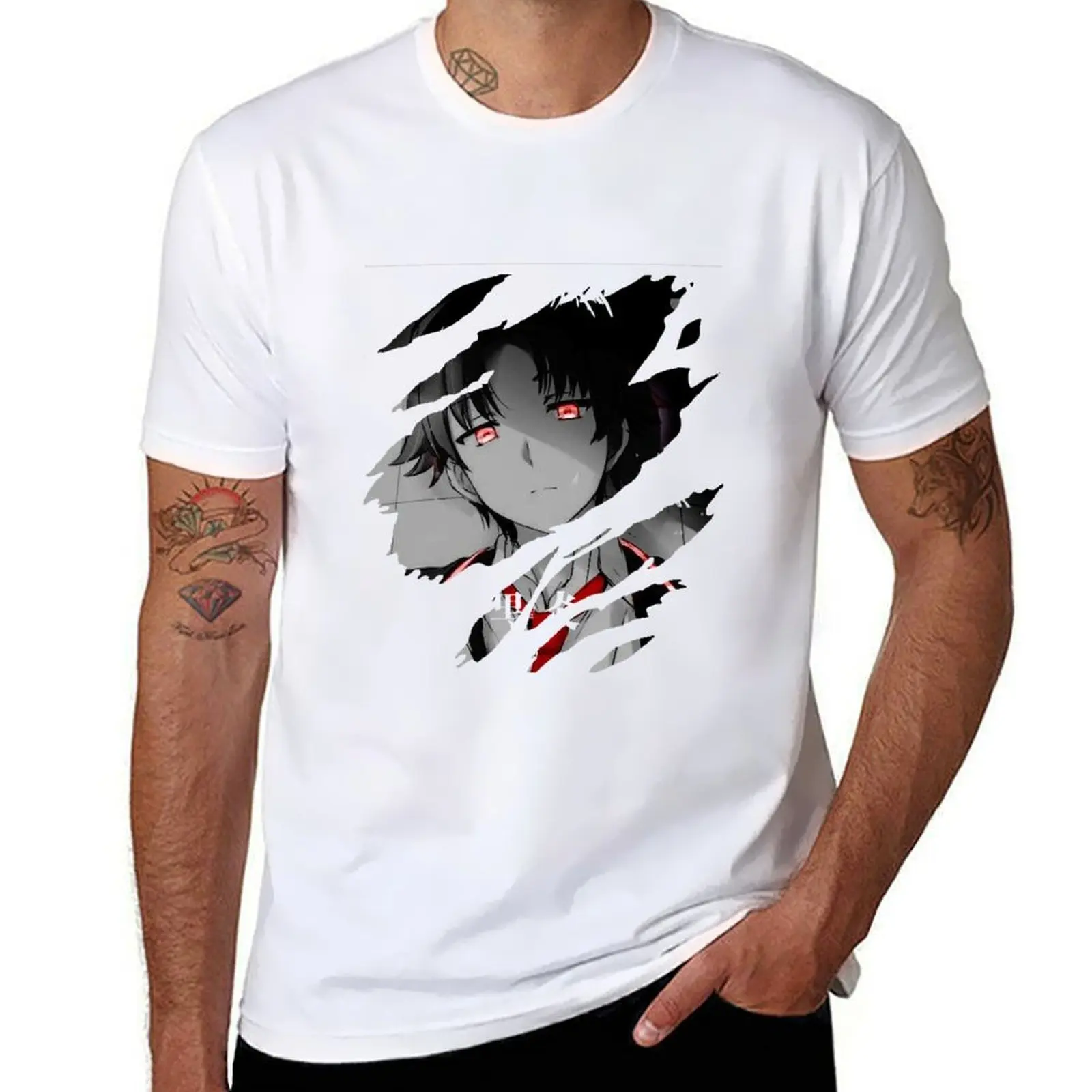 

Cold Stare Ayanokouji T-Shirt t shirts for man cotton funny cotton t shirts high quality T-Shirt