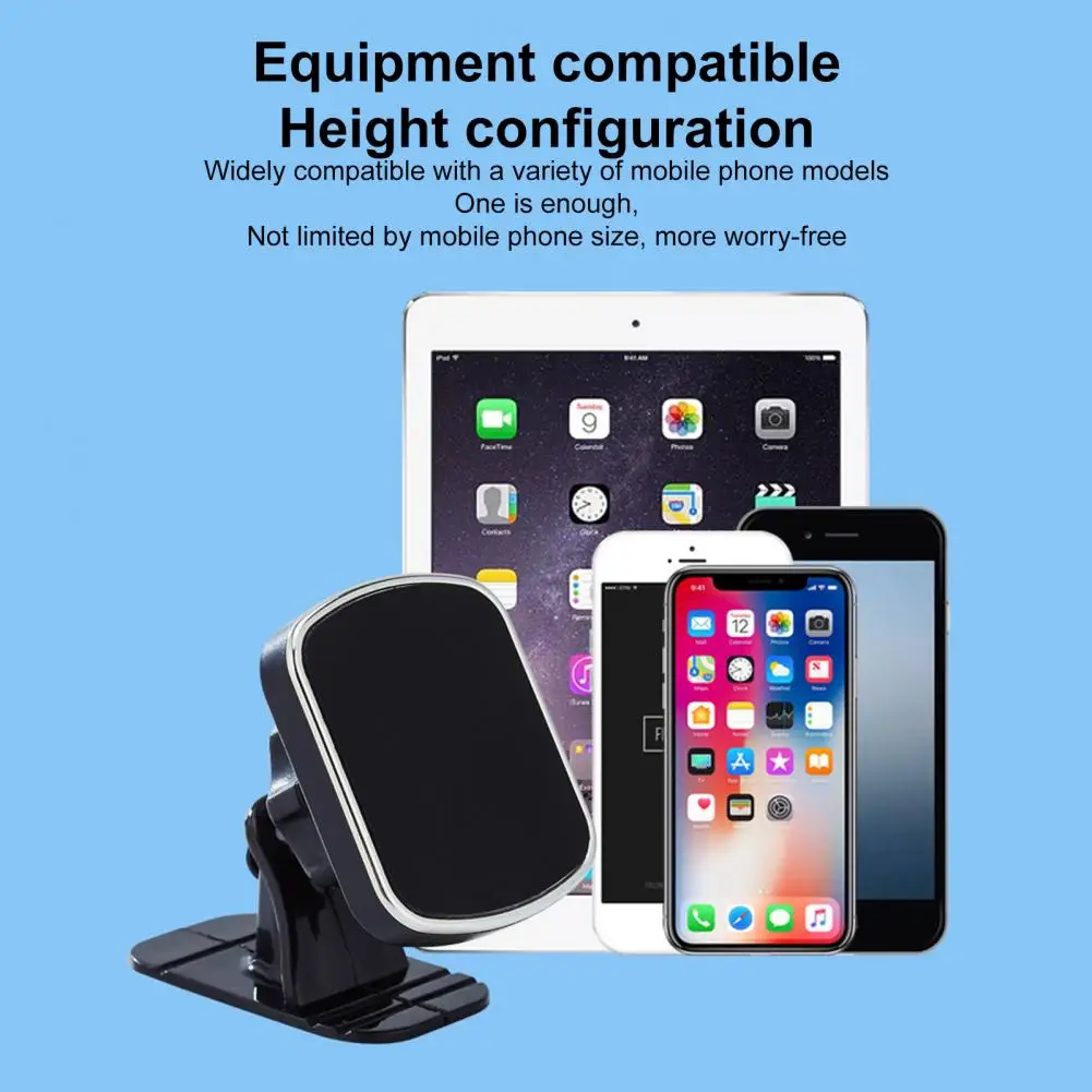 Car Phone Mount Highly Compatible Powerful Magnet One-hand Operate Magnetic Mount Car Phone Holder for Vehicle