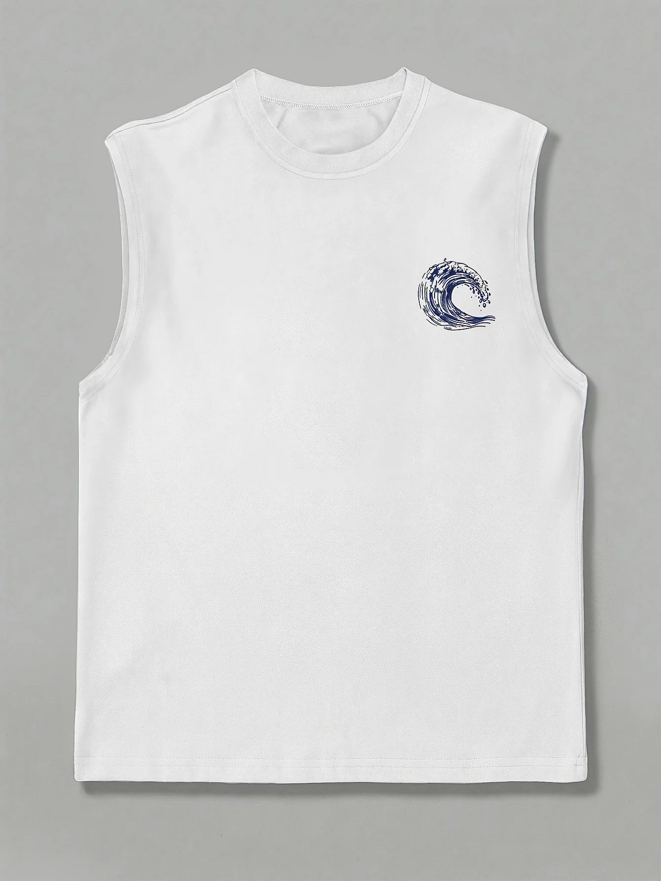 Pure Cotton Timeless Tank Top Men Korean Versatile Outfit