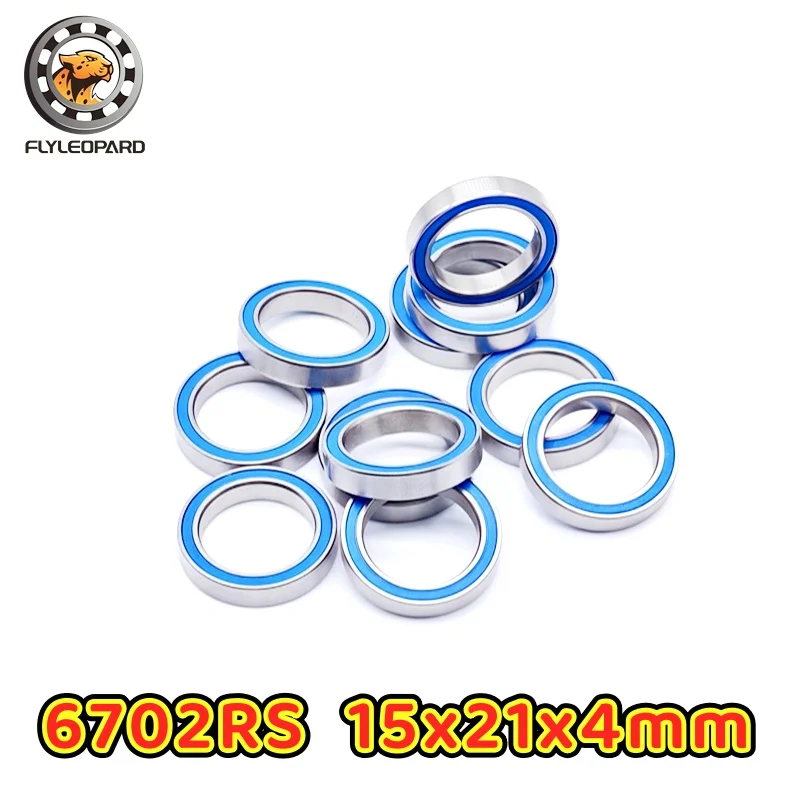 （10pcs）6701RS Bearing 12x18x4mm ABEC-7 Hobby Electric RC Car Truck Ball Bearings 6700-2RS 6702-2RS 688-2RS Blue Sealed