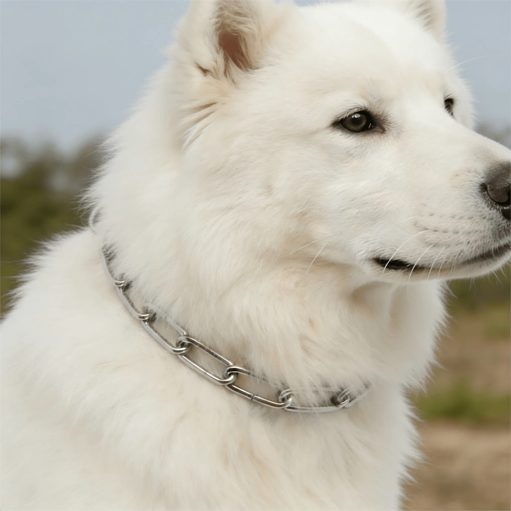 Stainless Steel Dog Bite Resistant Leash Anti-Bite Square Me