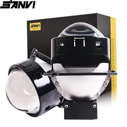 SANVI 3.0 Bi LED Lenzen voor Koplampen Ijs Lens Auto LED Projector Koplamp Hella G5 3R Projector 110 W Auto licht Retrofit