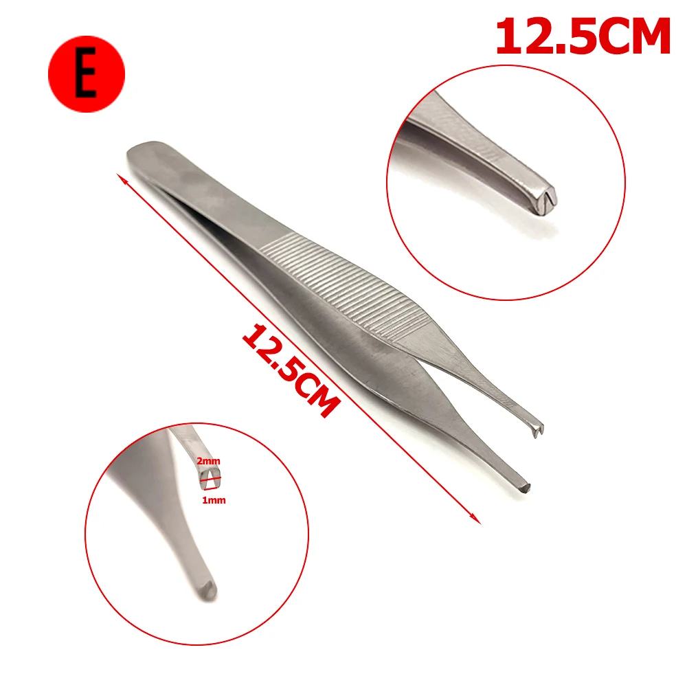 Premium Precision Tools Dental Tweezers Hemostatic Adson Forceps for Rhinoplasty Oculo Cartilage Surgery