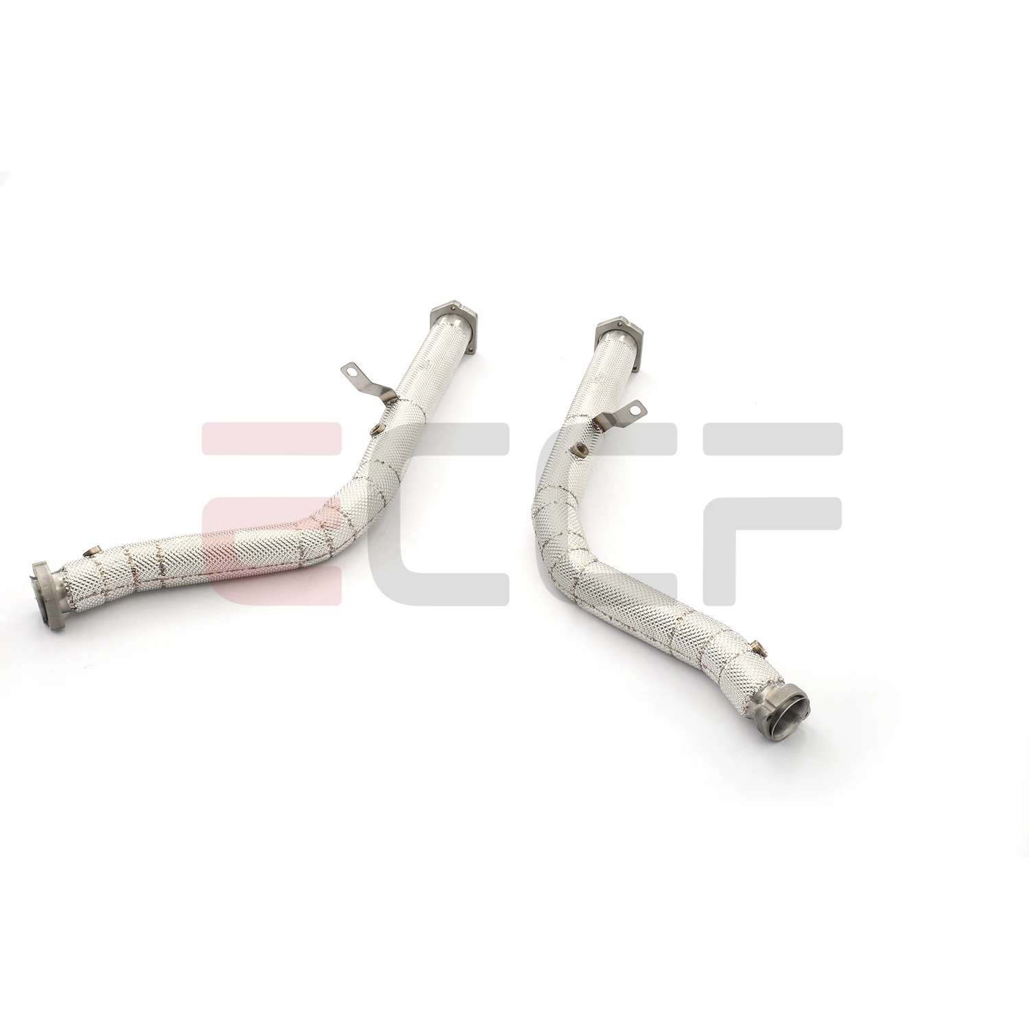 Sporty Downpipe with Heat Insulation For Mercedes G63 G500 W463 Aggressive Exhaust Sound Plug and Play Upgrade Performance