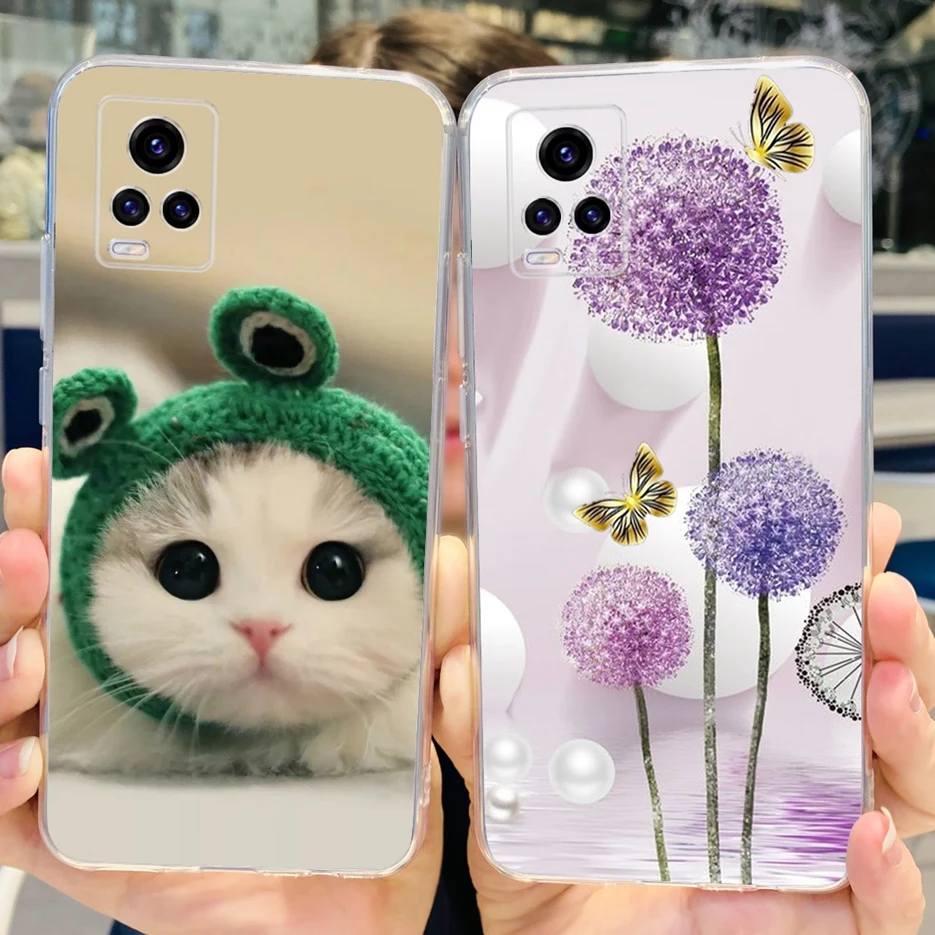 For Vivo V20 Case V2025 V2024 Popular Painted Cover Clear Silicone Soft TPU Phone Case For Vivo V20 2021 V 20 VivoV20 Back Cover