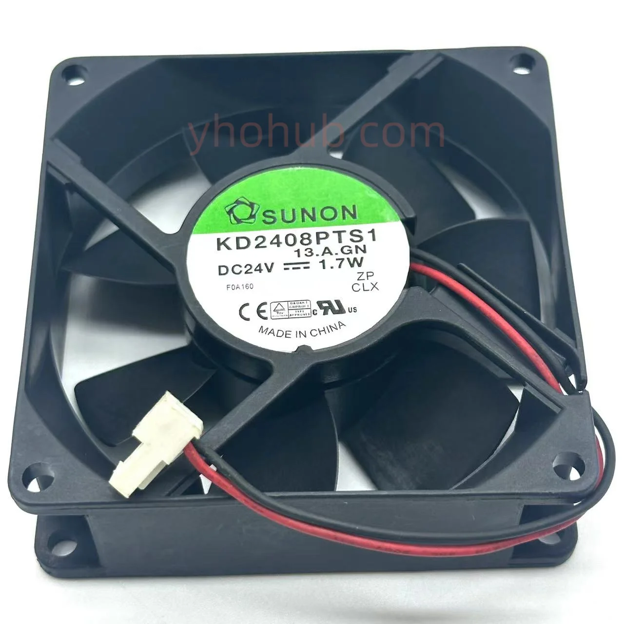 SUNON KD2408PTS1 13.A.GN DC 24V 1.7W 80x80x25mm Server Cooling fan