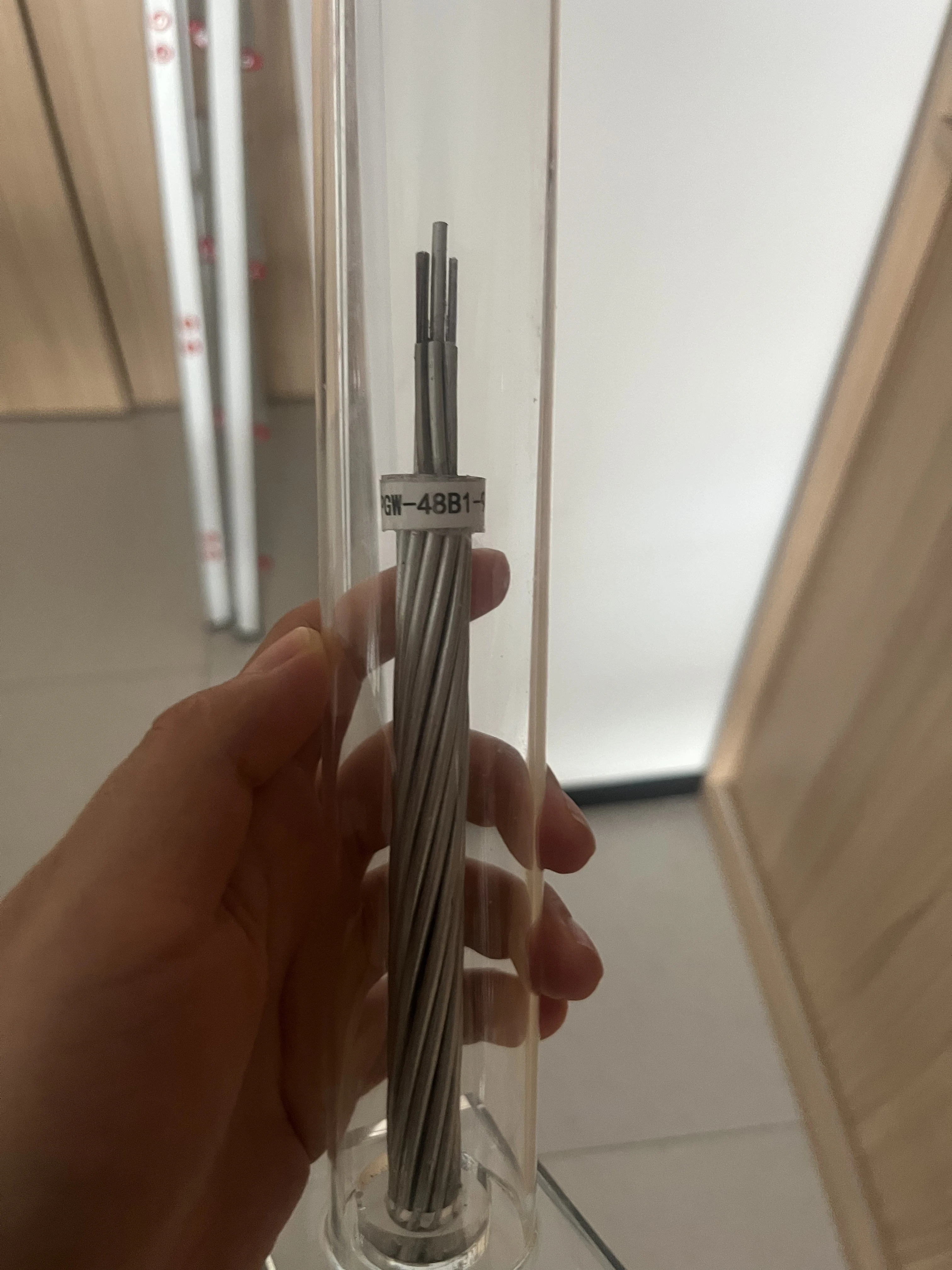 Factory OPGW Optical Composite Overhead Ground Wire Outdoor Fiber Optic Cable 12/24/48/72 Core G652D Power Optical Fiber Cable