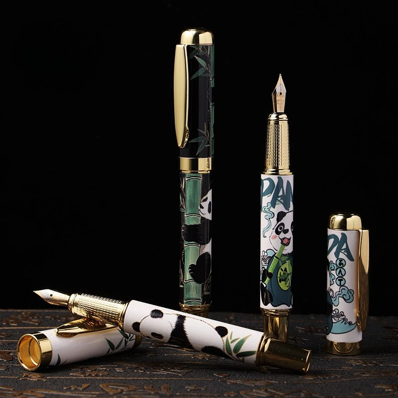 penna-stilografica-in-ceramica-avanzata-xindai-nuovo-design-a-forma-di-panda-formato-grande-con-assorbitore-d'inchiostro-penna-di-alta-gamma-per-esercitarsi
