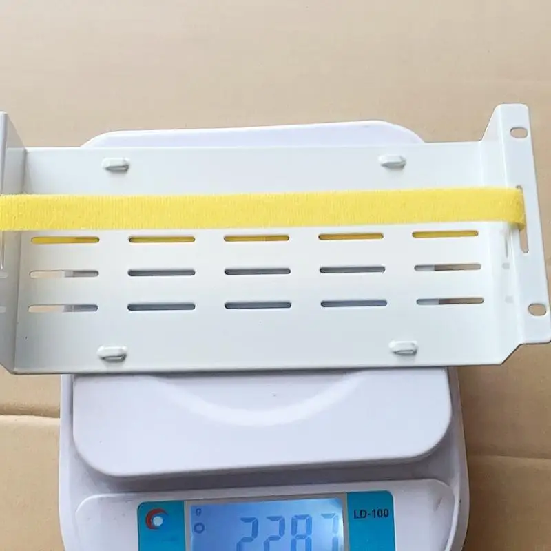 E1PF Floating Wall Shelf for TV Components, Space Save Metal Router Wall Mount Shelf Bracket Shelves for Cable Boxes