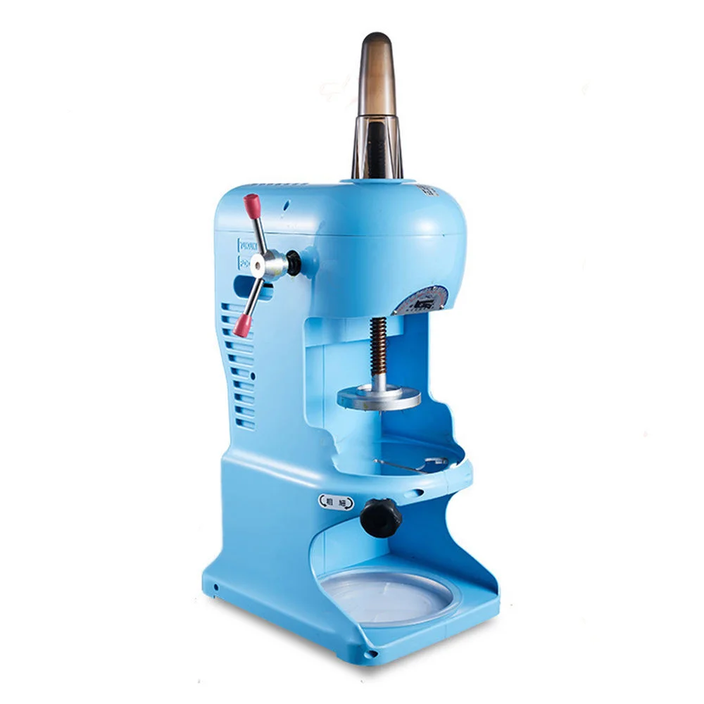 Portable Snowflake Shaver Electric Shaved Ice Shaving Machine Commercial Snow Ice Shaving Machine for Milk Tea Shop Stall Tool