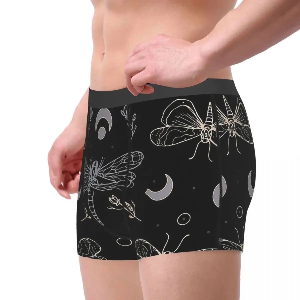 Goth 1980s Subculture Rock Romance Cool Underpants Breathbale Panties Male Underwear Ventilate Shorts Boxer Briefs