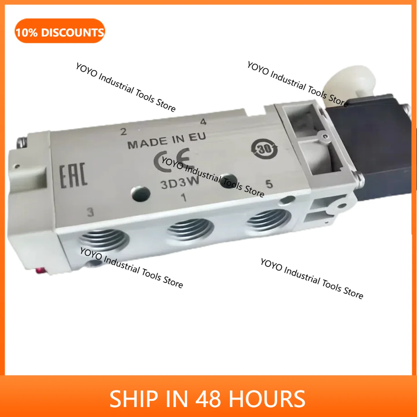 5210000152100004 two-position five-way  solenoid valve pilot pneumatic commutation