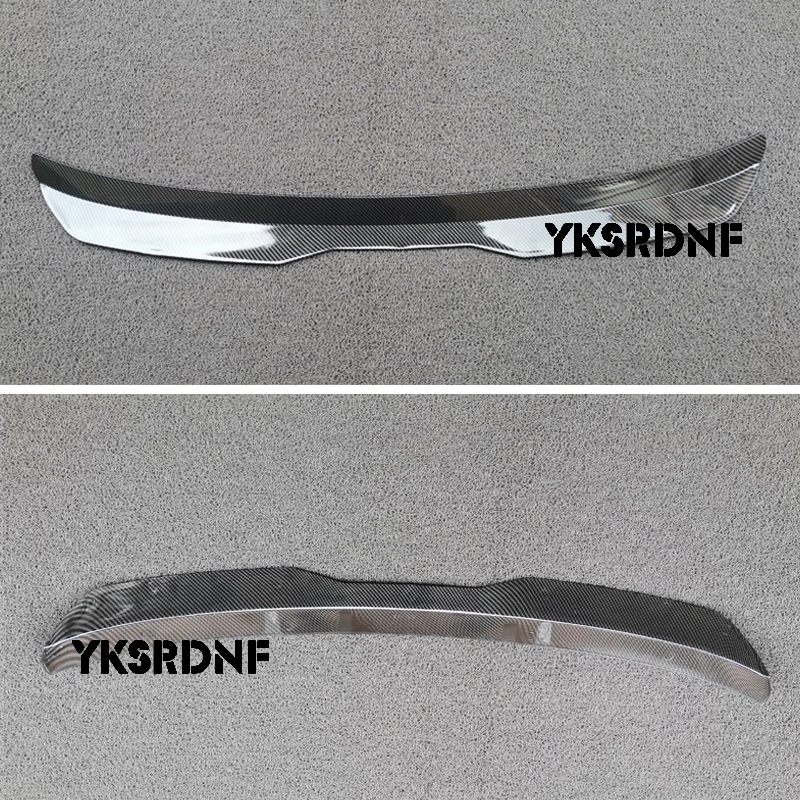 Spoiler Extensie Voor Volkswagen Polo Aw Mk6 Spoiler Lip Abs Plastic Glanzend Zwart Voor Vw Polo Aw Gti R-Line 2018-Up Dak Vleugel