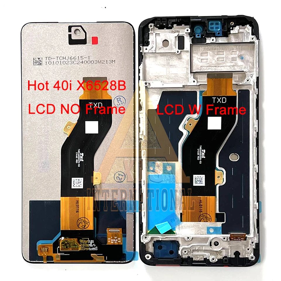 For Infinix Hot 40i LCD X6528B LCD Display Screen Touch Digitizer