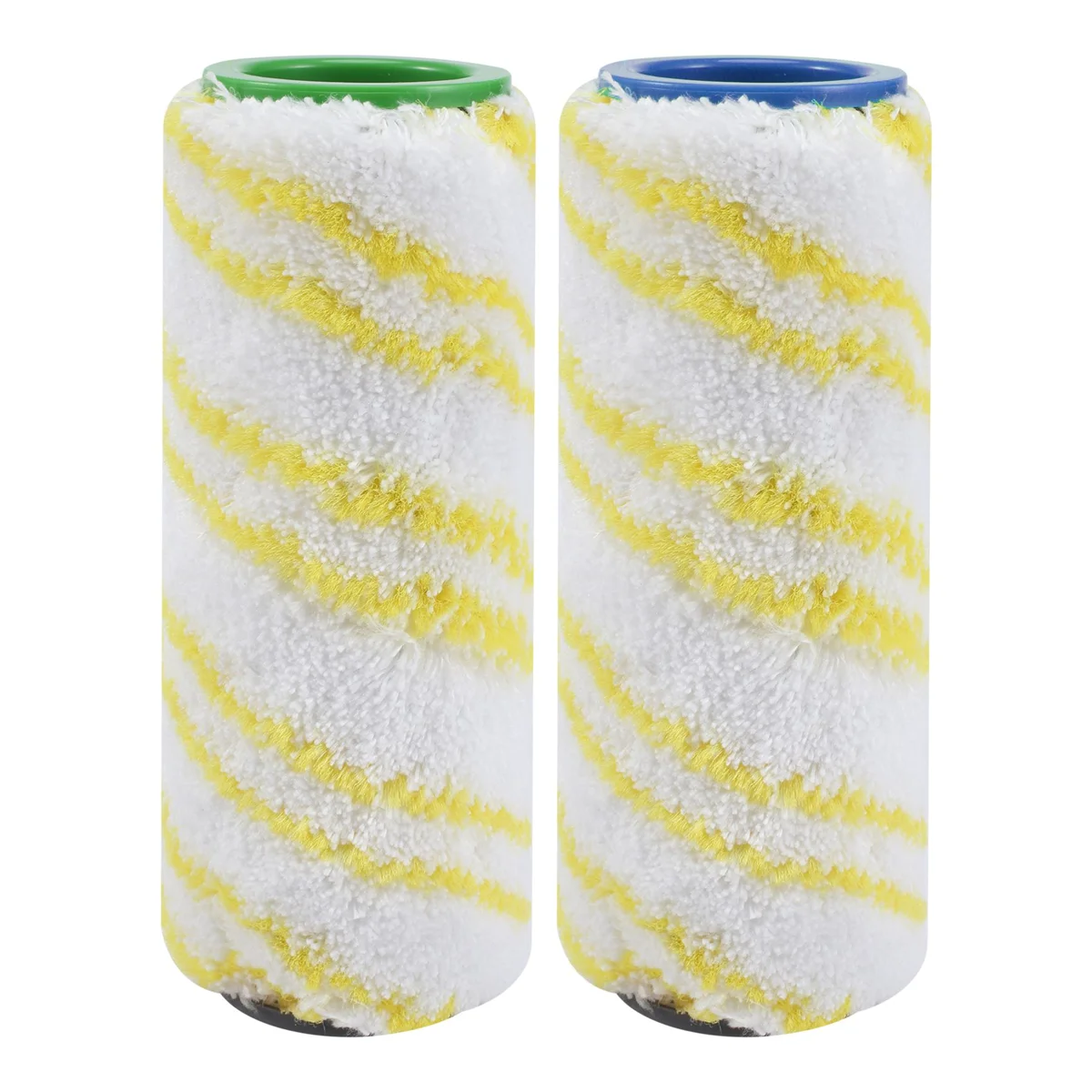 Karcher 전기 바닥 클리너 교체 롤러, 2.055-006.0 노란색, FC5, FC7, FC3, FC3D, 4 개 세트