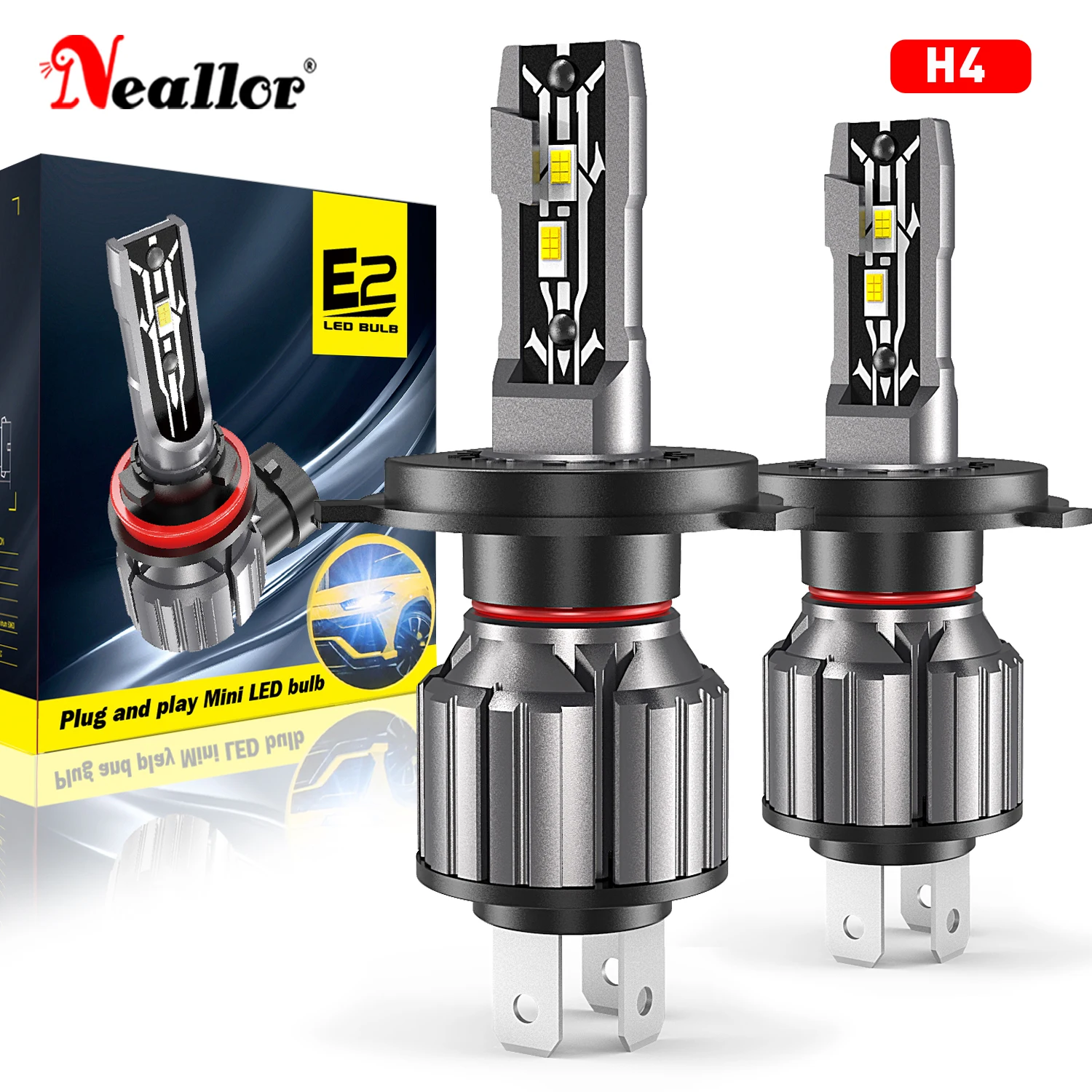 2x HIR2 9012 Canbus Kein Fehler H11 H8 LED Weiß Led Nebel Lichter H4 Led-lampe Auto Fahren Lauf lampe für BMW Toyota Skoda Ford Lada