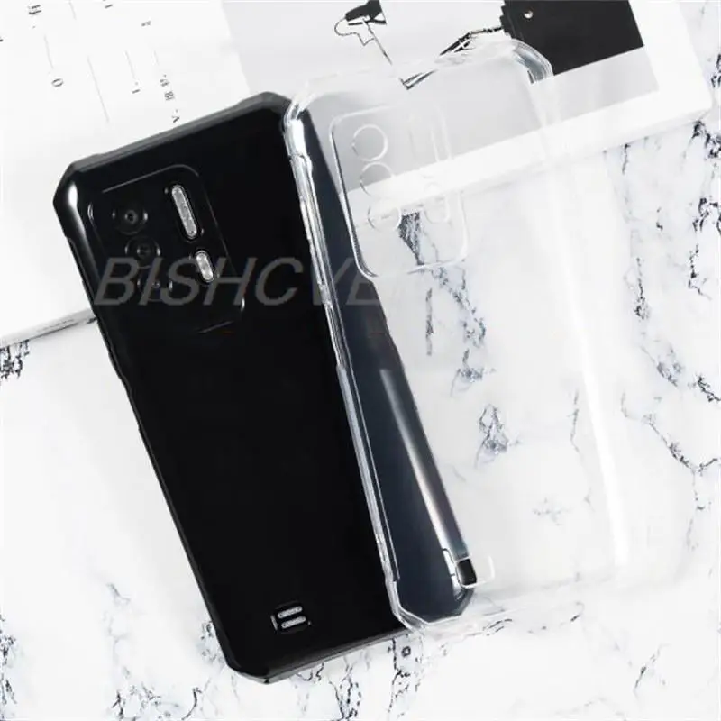 Etui na telefon Oukitel WP17 WP 17 6.78" 2021 z uchwytem pierścieniowym, miękkie silikonowe etui TPU