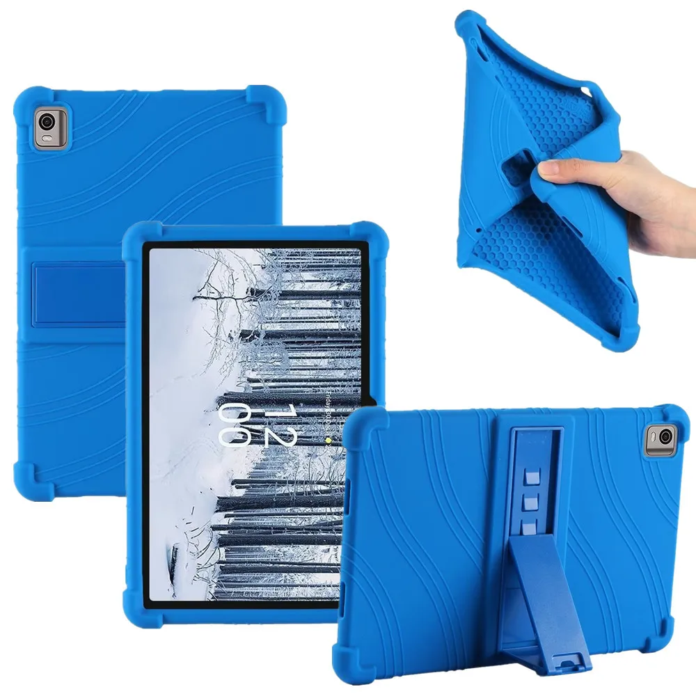 Soft Case for Nokia T21 T 21 10.4 inch 2022 Case Folding Stand Protect Shell for Nokia T21 TA-1495 Silicon Tablet Case