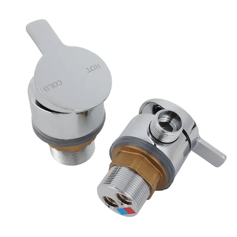 DT42-2X Shower Hose Valve Shower Faucet Hot & Cold Water Thermostatic Mixer Mixing Valve Suitable For RV And Yachts