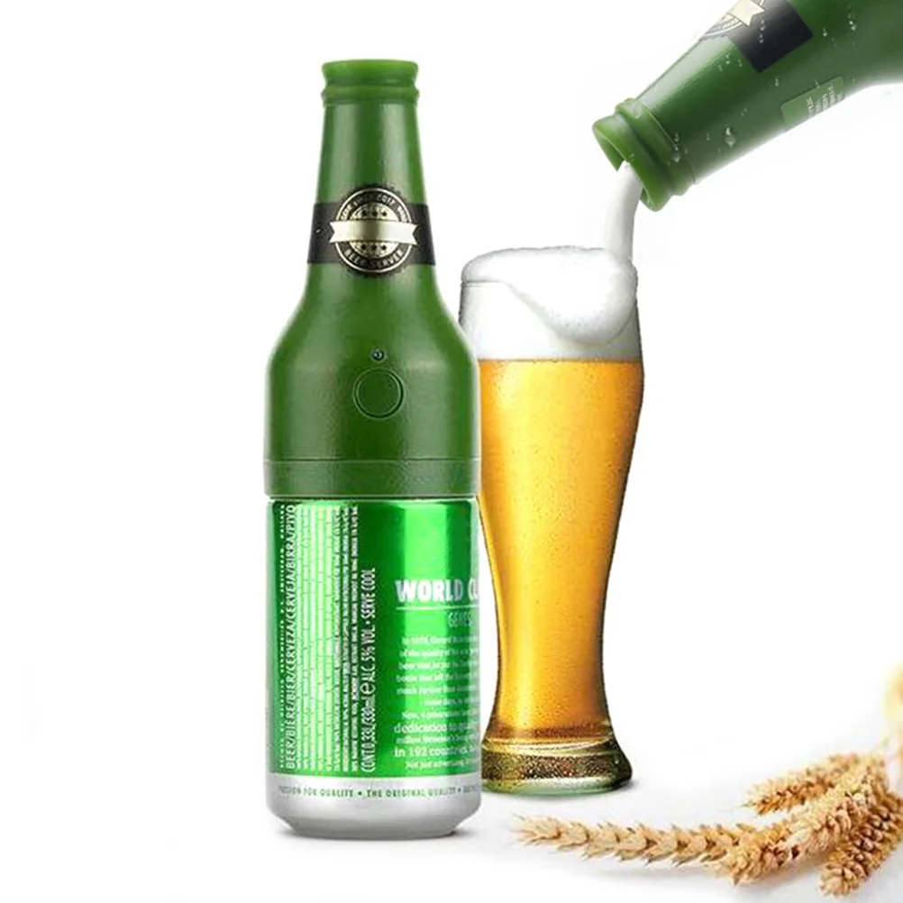 

Ultrasonic Beer Foamer Portable Bottle Shape Maker for Outdoor Party Crisp Bubbly Beer Foamer Canned Bottled Draft Taste
