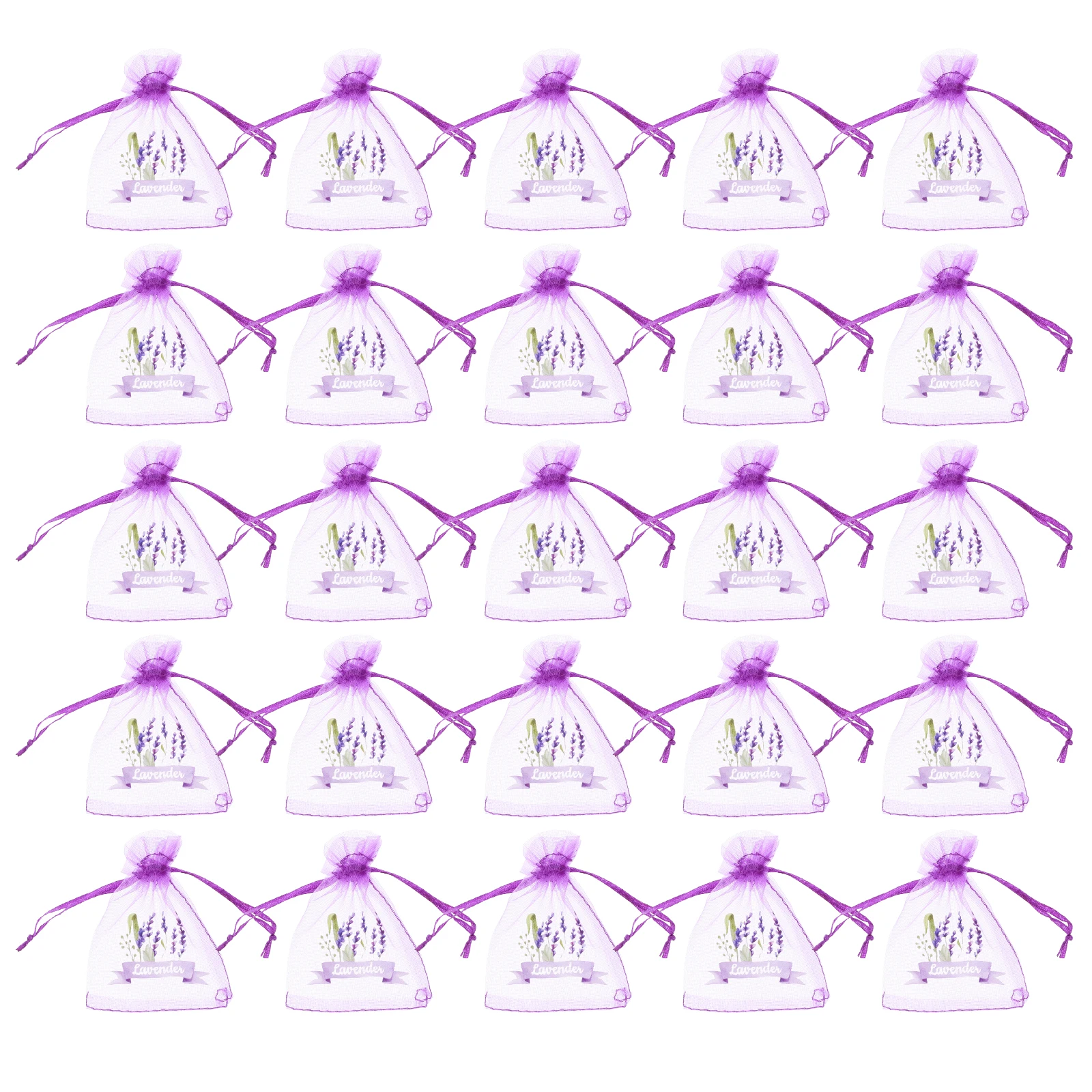 

20 Pcs Empty Sachet Bag Drawstring Lavender Bags Perfume Decorative Pouch Fragrance Gauze Baby