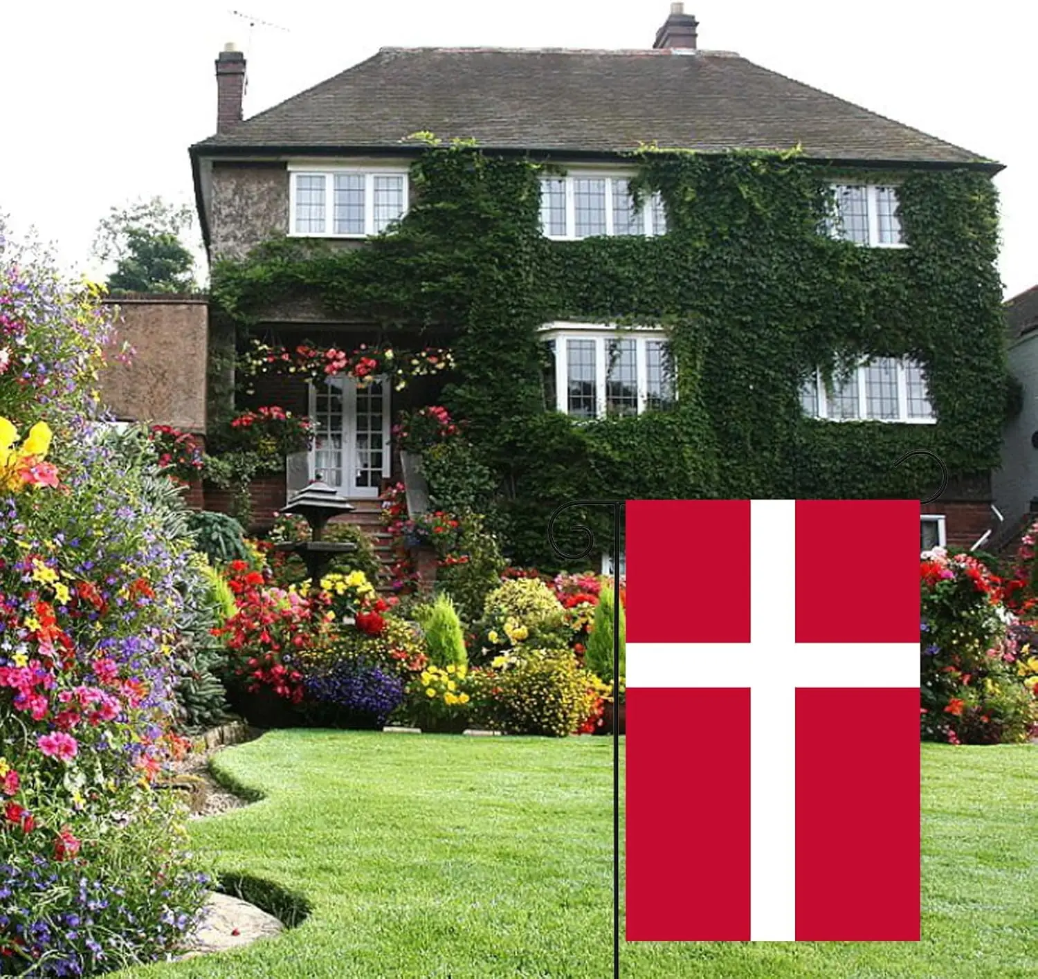 12 x 18 IN Denmark National Garden Flag Double Sided Home Garden Yard Decor ZZA IIX SSL